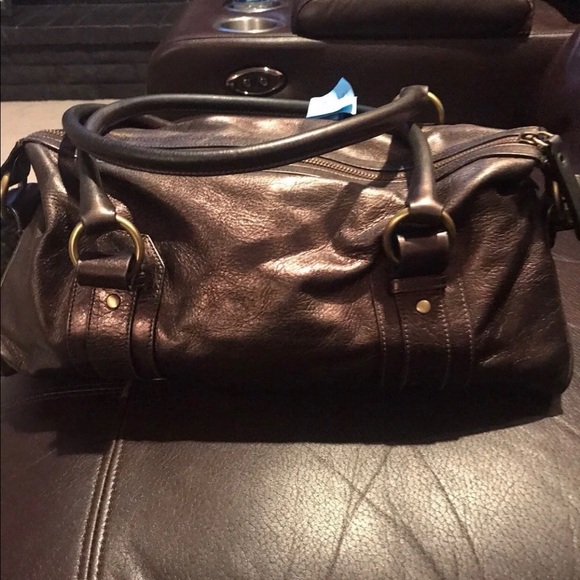 SOLD BURBERRY Bronze Purse - Picture 5 of 7